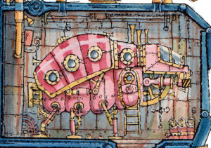 Captain Bilgebell's Treasure Ship Detail 3 WEB- Leo Hartas