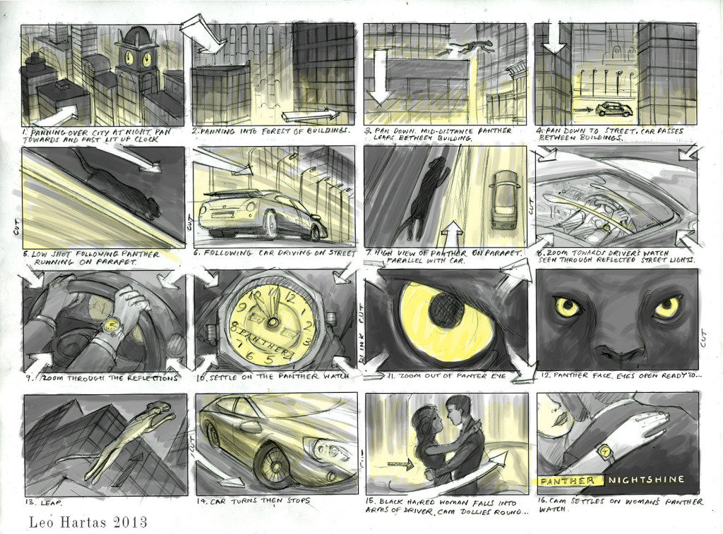 Leo Hartas -Storyboard  -Panther